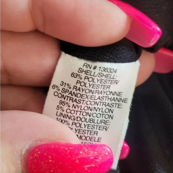 Halston Heritage Midi Dress in Sequin Size 4 Black Cocktail - Picture 3 of 5